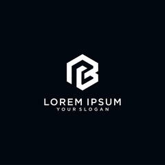 Obraz premium Creative letter B logo design with modern concept for the company Premium Vector. part 1