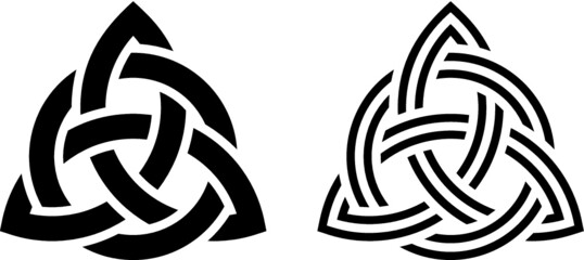 Vector illustration of the Trinity symbol