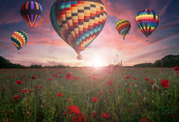 hot air balloon