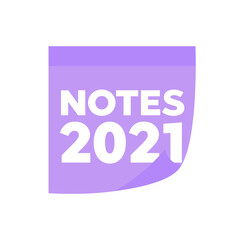 Vector illustration of multicolor post it notes. Colored sheets of note papers