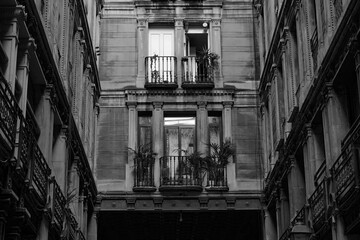 Balcones de la ciudad condal. 