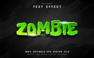 Zombie text effect