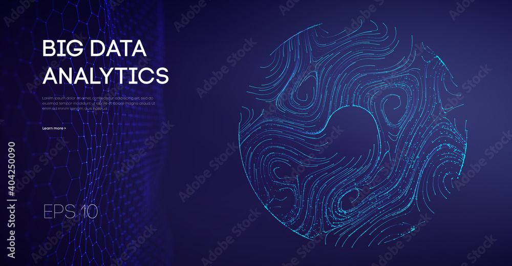 Aufkleber abstract big data flow background. software code agile industrial internet backdrop. industry cyber 