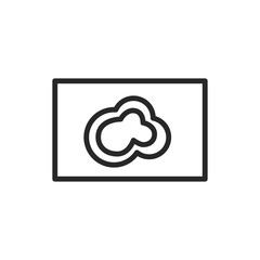 Bruise disease color line icon. Isolated vector element.