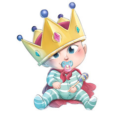 Baby with crown © cirodelia