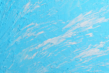 Naklejka premium Abstract Grunge Decorative Light blue wall texture. with copy space. watercolor drawing