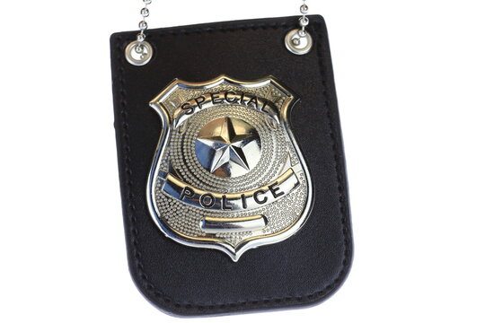 Undercover detective badge for concealment