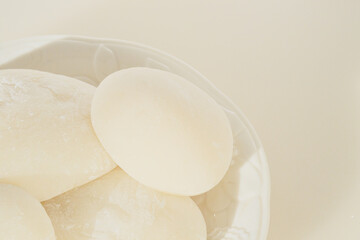 たくさんの美味しい新鮮なお餅