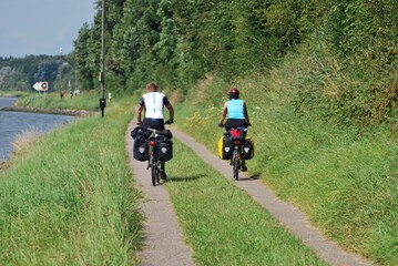 Auf Radtour