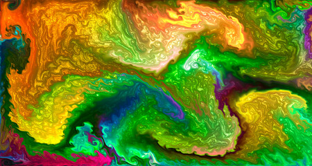 colorful background with leaves