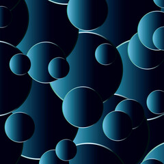 Abstract background. Colored spheres with gradien