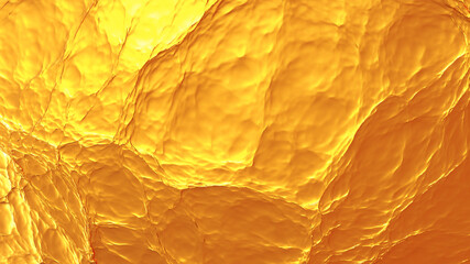金の皺、金箔の素材背景