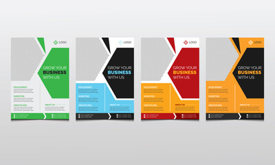 Business abstract vector template for Flyer,  Brochure, Magazine, Poster, Annual Report,  Corporate Presentation, Portfolio, an infographic with Bleed size A4
