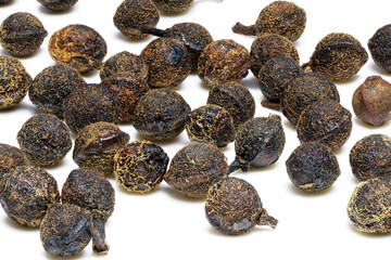 Macro close up of mixed cumeo pepper