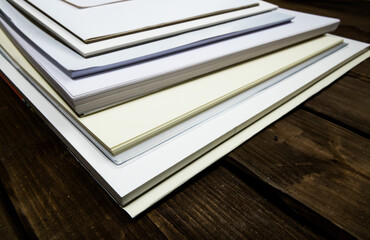 blank sheets, notebook, sketchbook