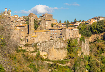 
Ronciglione, Italy - one of the pearls of Viterbo province, Ronciglione is one of the most enchanting villages of central Italy. Here in particular a glimpse of the old town 