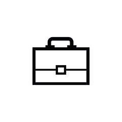 Suitcase icon set. Briefcase vector icon. Business bag icon symbol.