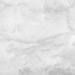 White ink and watercolor texture on white paper background. Paint leaks and decalcomania effects. Hand-painted gouache abstract image. Mess on the canvas.
