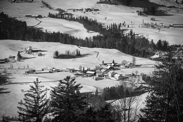 Gibswil in der Gemeinde Wald ZH Schnee