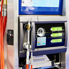 Gas filling station methane