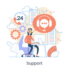 Website menu help concept. Online guides. Support landing page sections. Frequently asked Questions. Metaphor contact us. Help user interface.