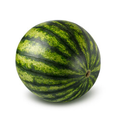 Watermelon isolated on white background. Clipping path included.