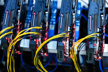 Bitcoin and cryptocurrency miner - a mining computer