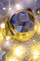 Obraz premium Merry Christmas and Happy New Year decoration.