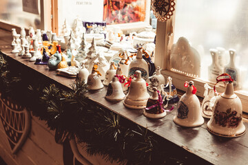 street Christmas Festival toys baking hot drinks new year