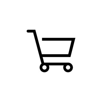 Shopping Cart icon isolated on white background