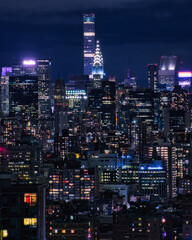 Fototapeta na wymiar New York City Nights 