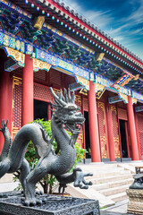 Fototapeta na wymiar Dragon in the Temple of Heaven Beijing China 