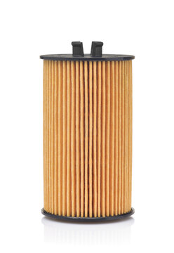 Front View Of Car Oil Filter Cartridge