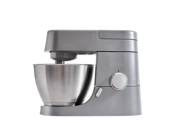 Food processor on white background isolated