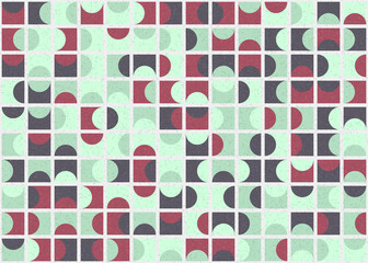 Abstract Geometric Pattern generative computational art illustration