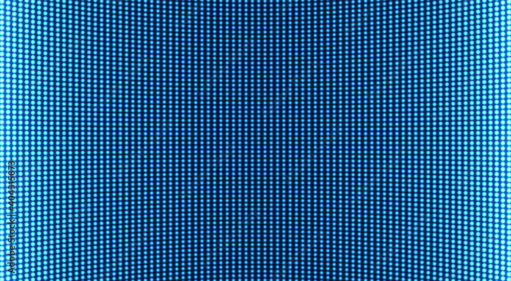 Wall mural led texture. pixel screen. digital display. electronic diode effect. lcd monitor with dots. blue vid