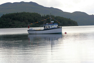 A view of the Seafront at Fort William in Scotland