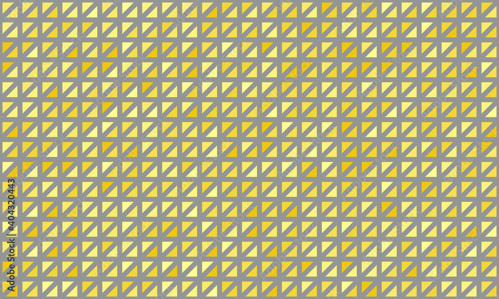Poster golden vector layout with triangles. decorative design in abstract style with triangles. best design