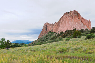 monolith mountains and plains in colorado springs
