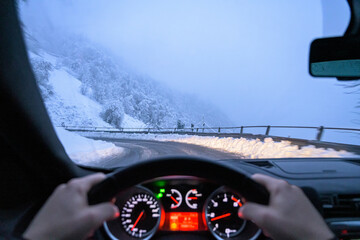 guida sulla neve, ice driving, snow driving