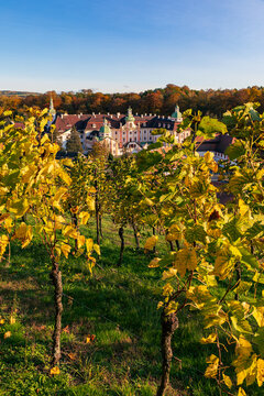 Kloster St. Marienthal in Ostritz im Herbst