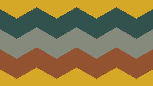 Striped pattern in natural colors. Simple geometric motion graphic background. Seamless animation with basic shapes