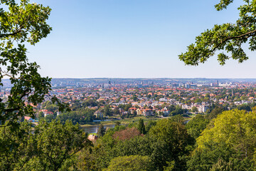 Blick auf Dresden und das Elbtal