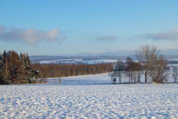 Obraz premium Winter wonderland in the Ore Mountains in Germany