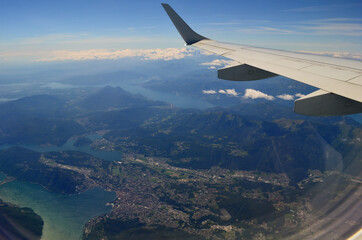 Paesaggio aereo - Laghi