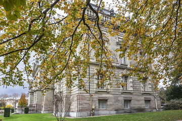 Colmar Court of Appeal building in German neo-baroque style. Colmar, France.