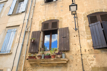 Fototapeta na wymiar Typical French window
