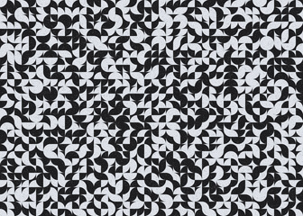 Abstract Geometric Pattern generative computational art illustration