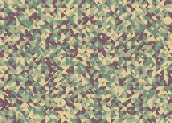 Abstract Geometric Pattern generative computational art illustration