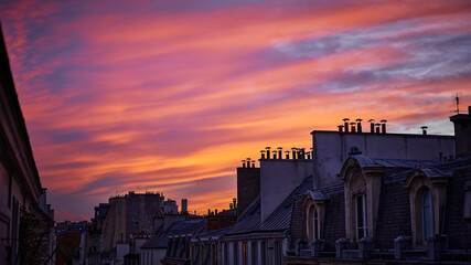 sunset Paris © rmarce